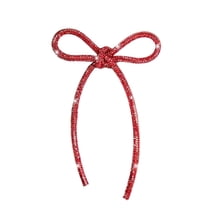 2025 Christmas Bows for Tree Decor – Champagne Gold Glitter Rhinestone Bows, Easy to Install Xmas Decorations for Garland, Wreath, Gift Wrapping, D, Bows