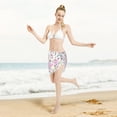 thumbnail image 5 of Geaub Summer with Flamingo Women's Short Wrap Skirt, Beach Sun Protection Shawl, Swimsuit Bra, Swimwear Tunic, 5 of 7