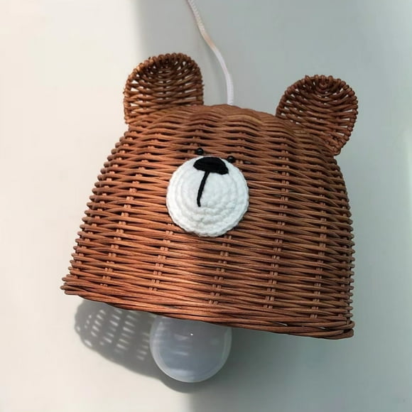 Travelwant Rattan Lamp Shade for Pendant Lamp Floor Lamp Rattan Basket Chandelier Lamp Shade Light Fixture Rattan Shade for Bedroom Bedside House Reading Living Room Home Hallway Dining
