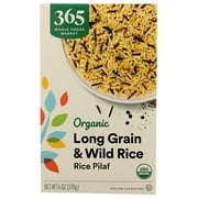 365 by Whole Foods Market, Rice Pilaf Long Grain And Wild Organic, 6 Ounce - Pack Of 6