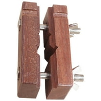 GAXIRE Seal Engraving Tool Wood Vise Wooden Brown 1Pack for Carpenters Stone Carving