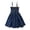 a-A371134, variant on FINALGANG Girls Kids Solid Color Denim Spaghetti Strap Dress Smocked Bodice Ruffle Hem A Line Casual Sundress For Summer Daily Wear Trendy Dress