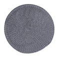 thumbnail image 3 of Round Heat-Insulating Table Mat Solid-Colored Western Placemats Woven Table Mat Place Mat Household And Oil-proof Pad Heat Insulation Pad, 3 of 8