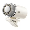 thumbnail image 4 of Lipstore Car Clip on Air Conditioner Fan Mini Cooling System for Auto Vehicle Strong Clip 360 Rotation for Camping Beach Daily Commute White, 4 of 7
