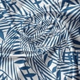 thumbnail image 5 of Ambesonne Navy Blue Valance Pack of 2, Abstract Exotic Nature, 54"X12", Blue White, 5 of 5