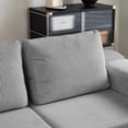 thumbnail image 5 of Modern Corduroy 108'' Modular Sectional Sofa with Convertible Bed for Living Room, 5 of 16