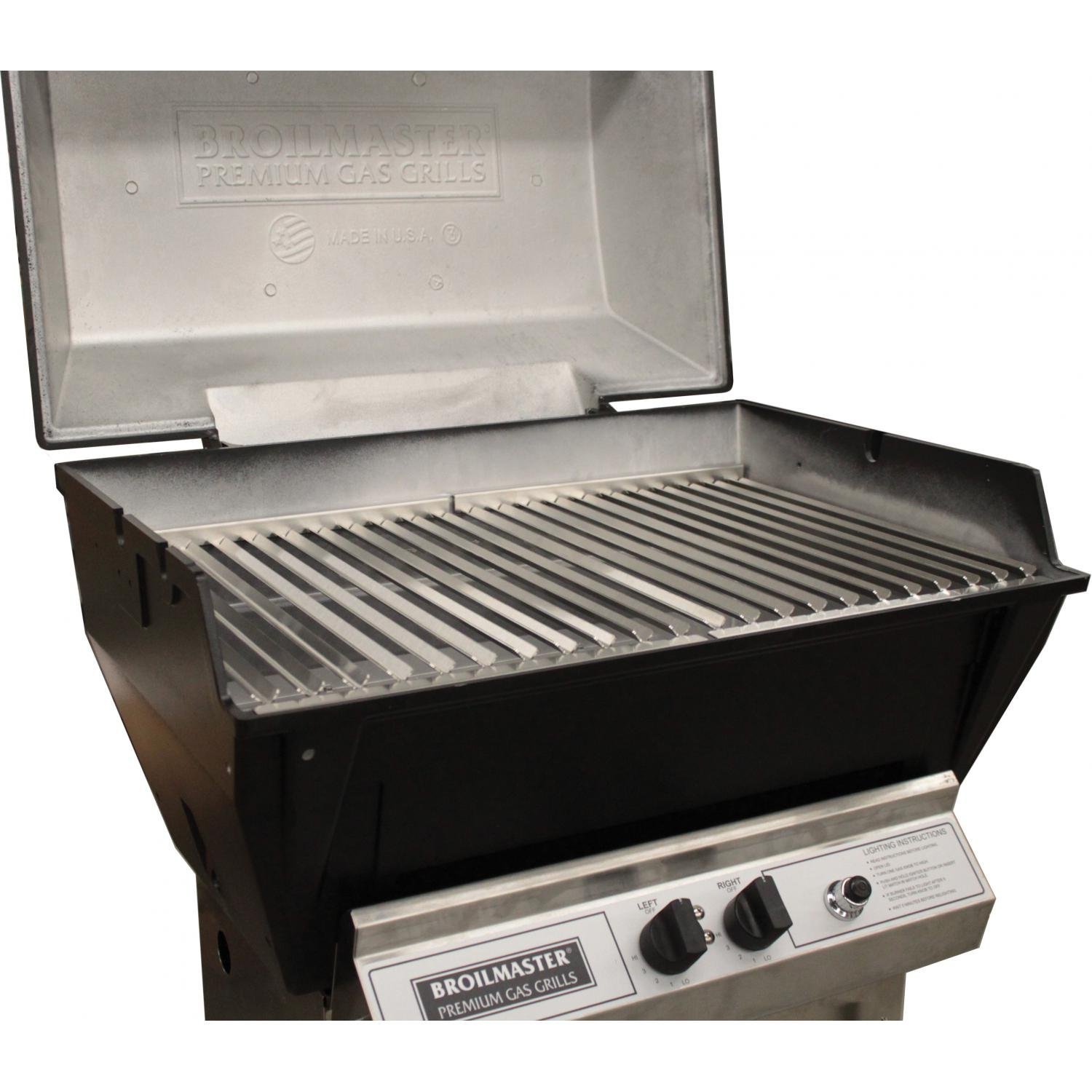 Broilmaster R3BN Infrared Combination Natural Gas Grill On Stainless Steel Cart - image 2 of 6