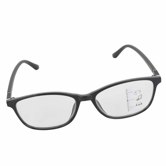 Multifocal Progressive Reading Glasses, Improve Vision, Suitable for Daily Use, with Transparent Storage Case, Prevent Eye Strain