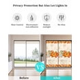 thumbnail image 4 of Window Privacy Film Orange Pumpkins Fall Stained Glass Window Film Decorative Sun Block Window Cover Thanksgiving Maple Leaves Farmhouse Window Clings Static Adhesive Sticker for Bathroom 23.6"x59", 4 of 7