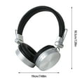thumbnail image 4 of RFUGUG Bluetooth Headphones Over-Ear with Active Noise Cancelling - Card Insert Slot, Stereo Sound Wireless Headset for Impeccable Audio Quality, 4 of 8