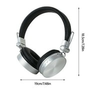 Bluetooth Headphones Active Noise Cancelling -45dB, 60H Playtime, Deep Bass and HiFi Stereo, Low Latency, Foldable,Black