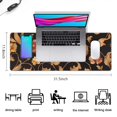 thumbnail image 5 of Long Mouse Pads for Desk,Pioneer Flower Floral Print Pattern Desk Mats on Top Of Desks, Desk Mouse Pad Extra Large with 3mm Non-Slip Base and Stitched Edge for Gaming,Office,Work,Home 31.5"x11.8", 5 of 6