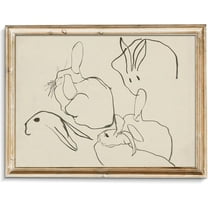 Vintage Winter Landscape Oil Painting, Antique Fox in Winter Christmas Wall Decor - Farmhouse Canvas Wall Art Decor - Retro Winter Landscape Watercolor Animal Picture Aesthetic(UNFRAMED)