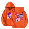 thumbnail image 1 of Moonsky Sudadera con capucha y cordón HUNTRX, estampado de grupo de chicas coreanas, jersey corto, suave y cómodo, top de manga larga para primavera y otoño. Azafrán 120, 1 of 4