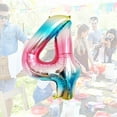 thumbnail image 1 of VERDANVERSE 1Pack Aluminium Balloons Birthday Number Four Gradual Change Color For Festival 42 Inch, 1 of 7