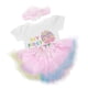 thumbnail image 2 of Ropa uñeca Reborn, Trajes ebé para Niñas de 22 Pulgadas, de Vestir Colorida Y , Camisa Y Traje de Diadema, Aparien Zulema conjunto de falda de muñecas, 2 of 8