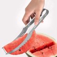 thumbnail image 3 of Brondbend Savings Fruit Cut Stainless Steel Watermelon Fruit Cutter Fruit Multifunctional Fruit Cutting, 3 of 7