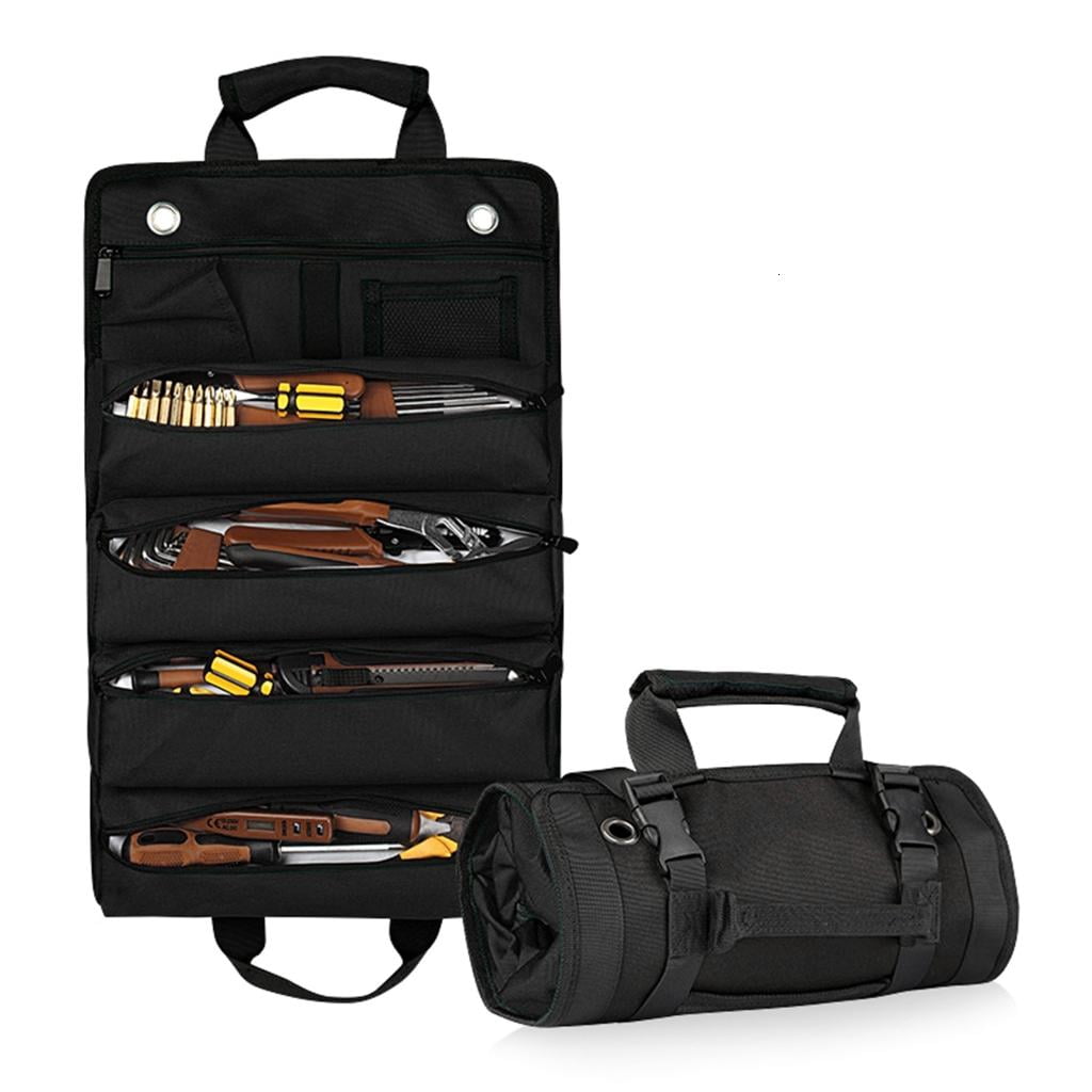 CEORPER Reliable Rolling Tool Bag Hardware Carry Case for Motorcycles & Truck Tool