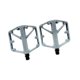 thumbnail image 5 of 2 pedales de bicicleta planos de nailon para reparación de accesorios de ciclismo BMX Gris, 5 of 8