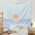 thumbnail image 2 of FNNMNNR Ins Style Moon Sun Tapestry Simple Mountain Wall Decoration for Home Bedroom Living Room - 100*150CM, 2 of 3