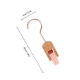 thumbnail image 2 of RUNROTOO 5Pcs Wooden Cloth Clips for Drying Socks Towels Scarves and Baby Clothes Multi Function Laundry Hooks Clip, 2 of 6