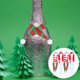 thumbnail image 2 of 8 Uds Mini bufanda navideña botella de vino bufanda tejida muñeca bufanda navideña decoraciones, 2 of 8