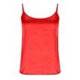 thumbnail image 5 of XIYON Womens Tank Tops 2026 Satin Camisole Top For Elegant V Neck Sleeveless Basic Tank Blouse Versatile Layering Staple Summer Fashion Clothing Classic, 5 of 7