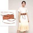 thumbnail image 4 of Heldig Women Faux Leather Belt, Wide Wrap Retro Waist Belt for Dress Halloween, 4 of 9