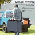 thumbnail image 6 of Outsunny Folding Beach Chair Chaise Lounge 3 Adjustable Positions, Grey, 6 of 10