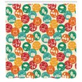 thumbnail image 3 of Ambesonne Fitness Shower Curtain, Colorful Spots Sports Life, 69"Wx84"L, Multicolor, 3 of 3