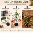 thumbnail image 5 of DIY Beaded Christmas Tree Kit, Make Your Own Sparkling Warm Light Tabletop Decoration, Handmade Holiday Beading Craft Set for Indoor Home Display & Creative Gift, 5 of 8