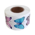 thumbnail image 2 of Watercolor Butterfly Sticker Roll, Die-Cut Decorative Self-Adhesive Paper Labels, Cute Craft Stickers for Scrapbook Journal Envelope Gift Sealing Party Decor, 2 of 4