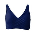 thumbnail image 4 of Mejor Belleza Mujer Traje de Baño de Moda Aumentar el tamaño 2 Piezas Tankini Tops de Bikini y Partes de Abajo Navy S, 4 of 8