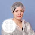 thumbnail image 2 of SHISUYAN 50 Pcs Filet à Cheveux Jetable Filet Bouffant avec Bande Élastique Bonnets Bouffants pour Femmes Hommes, 2 of 8