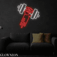 thumbnail image 2 of Glowneon Lift The Weight Neon Sign, Deadlift Led Sign, Gym Room Sign, 2 of 4
