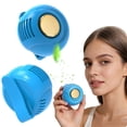 thumbnail image 3 of Cruise Essentials 2026 Portable Clip On Fan Mini USB Rechargeable Bladeless Personal Fan 360° Rotatable 3 Speed Silent Wearable Cooling Fan for Travel Outdoor Office,Blue, 3 of 6