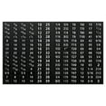 thumbnail image 1 of Etiquetas de caja de herramientas Uxcell 4 Set 180, pegatinas de tamaño de llave de vaso para organización de herramientas, negro, 1 of 6