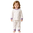 thumbnail image 3 of UAYOTSE Fashion Long Sleeve Two Piece Pajama for Toddler Boys, Casual Indoor Outfit for Cool Temperatures Size 12-18 Months, 3 of 7