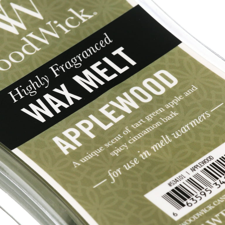 Woodwick Applewood Wax Melts, 1 Pack of 6 