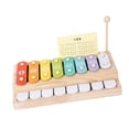 thumbnail image 3 of Xilófono de piano 2 en 1 para bebés, juguete sensorial, juguete educativo, teclado de 8 teclas multicolores, piano para niñas, niños y bebés., 3 of 9