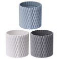 thumbnail image 3 of Rotating Pen Holder for Desk, 5 Slots Unique White Desk Organizer Easthetic Desktop Supplies and Accessories for Women, Pencil Cup Caddy for Office Home Art Supply, 1 Pcs, 4.65x4.61", 3 of 4