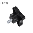 thumbnail image 3 of 5 Pieces Star Knobs M8 x 16mm Plastic 4-Star Stud Knob Hand Tightening Clamping Screw Handle Black, 3 of 6