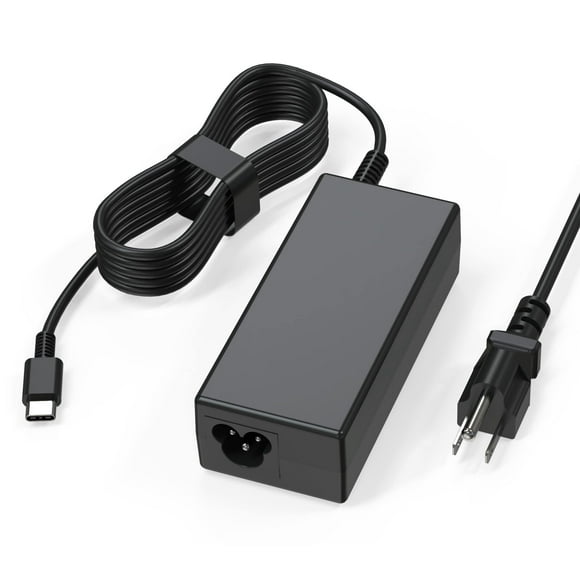 USB C Laptop Charger, 65W Chromebook Charger Compatible with HP Lenovo Dell Asus Acer Samsung Google Chromebook Fast Charger Type C