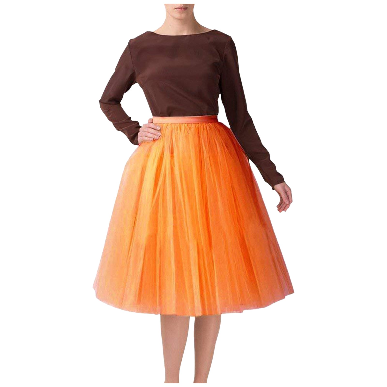 QWANG The Best Summer Gift!!Women's Skirt, HalfBody Puffy Skirt, Five
