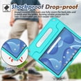 thumbnail image 6 of SUPNICE Kids Case for Walmart Onn 11 Inch Tablet Pro 2023 (Model: 100110027), Lightweight Shockproof Convertible Handle Stand Case for Onn Tablet Pro 11",Green, 6 of 7