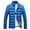 Blue, variant on Munlar Winter Coats For Women,Men Solid Casual Stand-up Collar Padded Zipper Thicken Jacket Coats