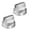 silver-2Pack, variant on 5 pack Stainless Steel WB03x24818 Gas Stove Knob Replacement for by sztongfei,PS11729081 AP5989029 Stainless Steel Stove Replacement Knobs