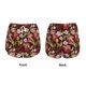 thumbnail image 3 of Balery Leaf And Fruit Pantalones cortos deportivos para mujer con forro y dos bolsillos, elásticos, para entrenamiento, gimnasio, yoga-Large, 3 of 7