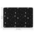 thumbnail image 5 of Black White Cat Moon Star Flannel Non Slip Door Rugs,Washable Door Mats Indoor,Decorative Door Mats,Dirt-Resistant and Absorbent Doormat for Entrance,Bedroom,Kitchen,Bathroom,23.5"x16", 5 of 5