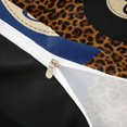 thumbnail image 4 of Castle Fairy Sport Billiards Duvet Cover King, Rustic Cheetah Print King Bedding, Blue Brown Black,Black Reversible,3 Pieces,1 Duvet Cover and 2 Pillowcases, 4 of 6